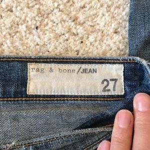 rag & bone Distressed Skinny Jeans